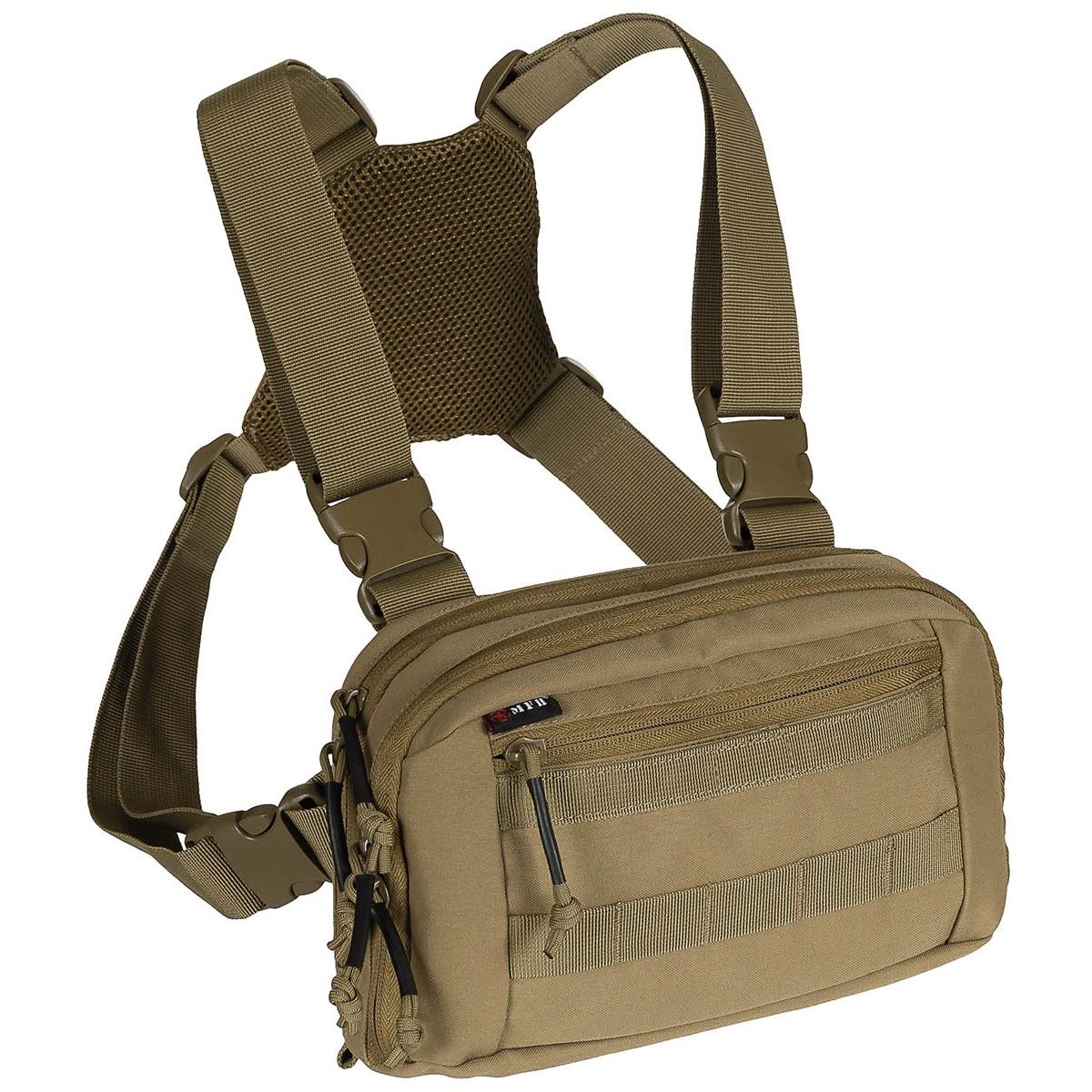 MFH Chest Pack Recon Bolsa táctica para el pecho Sistema organizador Molle Multicolor