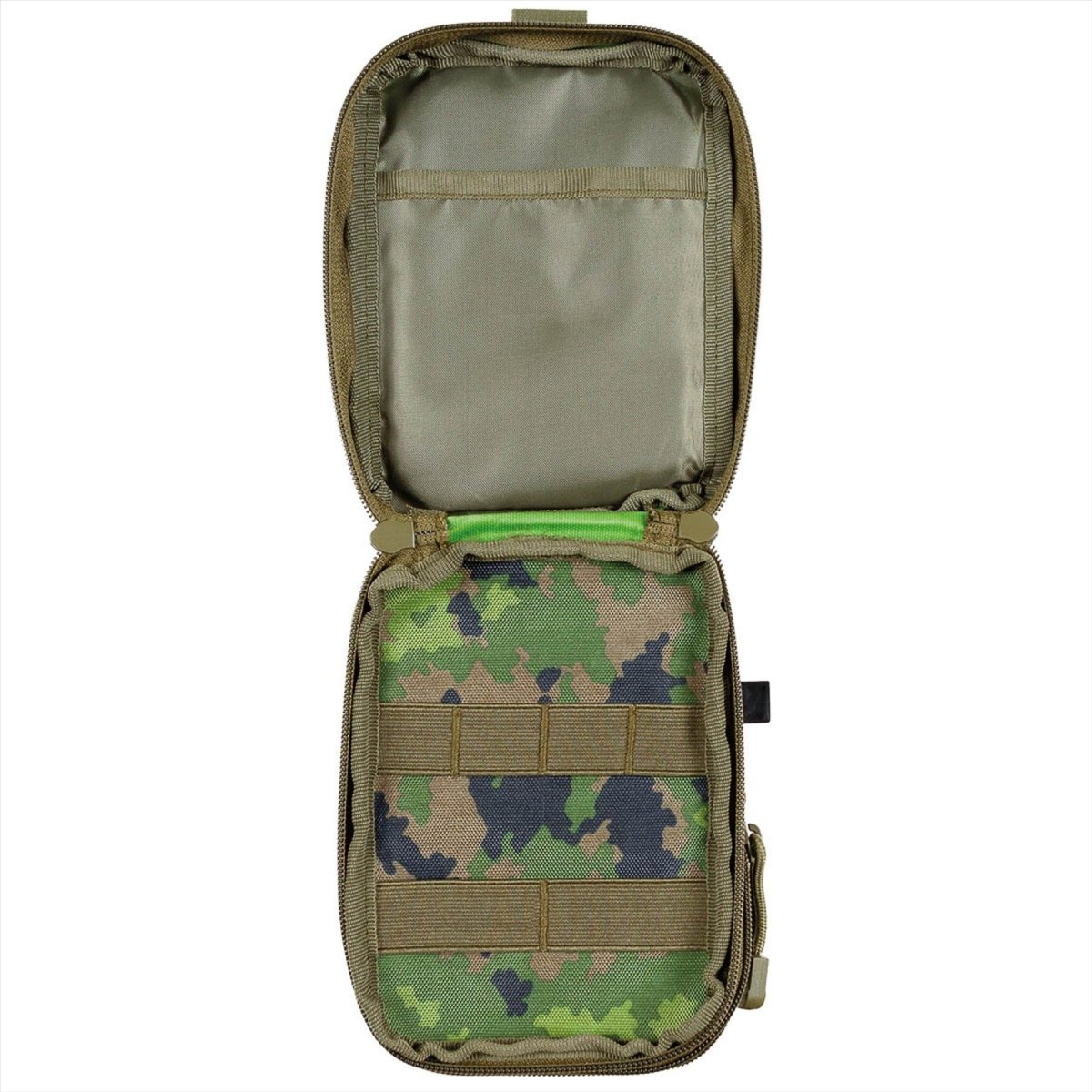 MFH Compact EDC -Beutel 2 Kompartimente Molle Befestigungsgurte M05 Tarnung