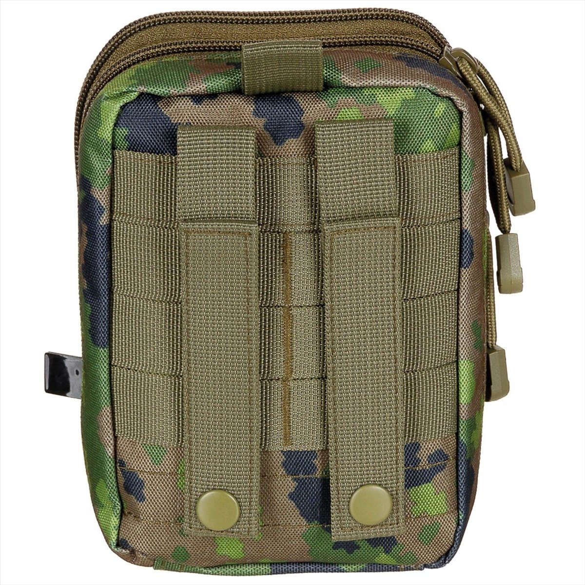 MFH Compact EDC -Beutel 2 Kompartimente Molle Befestigungsgurte M05 Tarnung