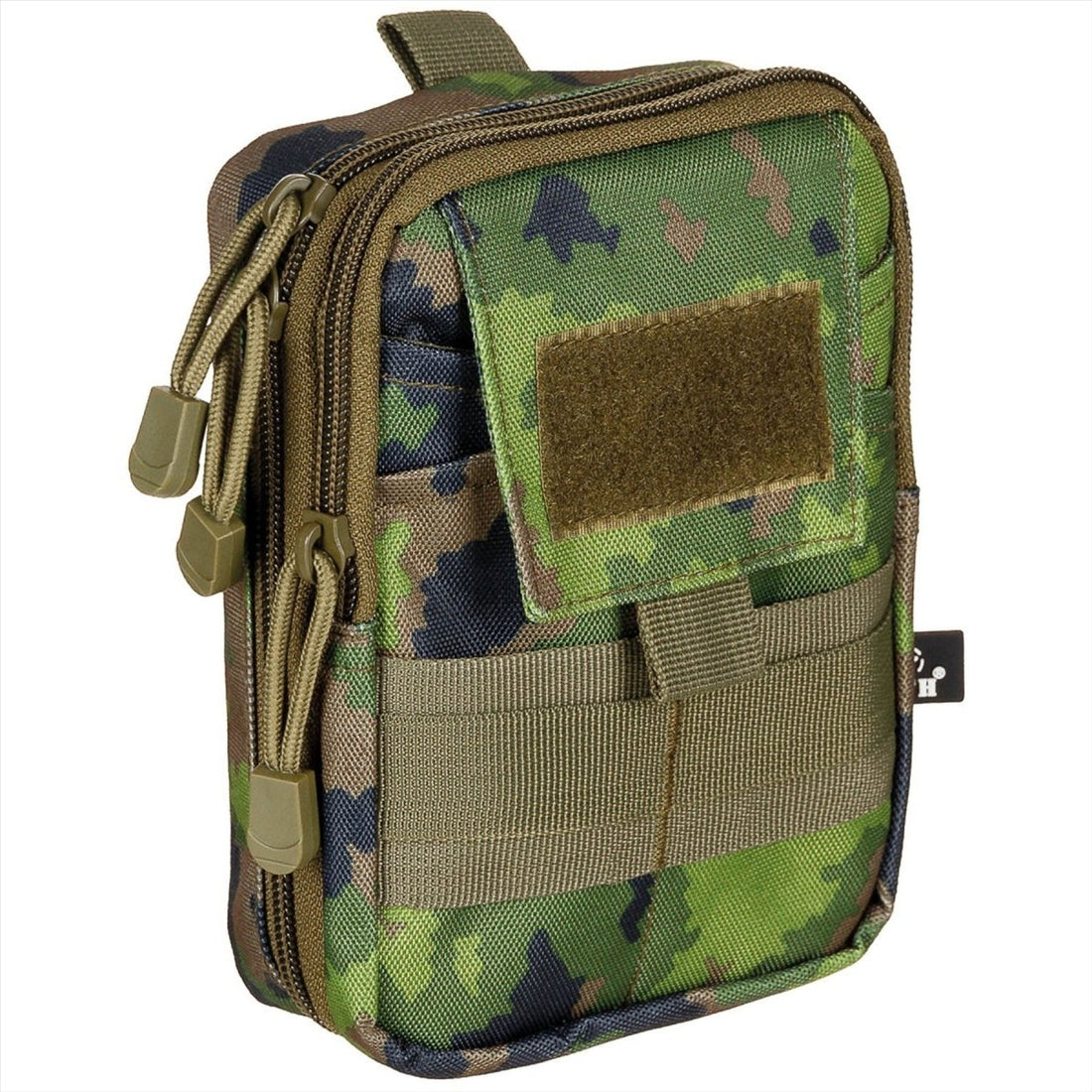MFH Compact EDC -Beutel 2 Kompartimente Molle Befestigungsgurte M05 Tarnung