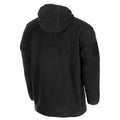 MFH Militaire zwarte tactische fleece jas thermische kap elastische zoomline nieuw
