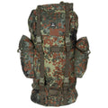MFH Military BW Camo Combat 65L Backpack Federal Armated Forced Tactical Borse Nuovo