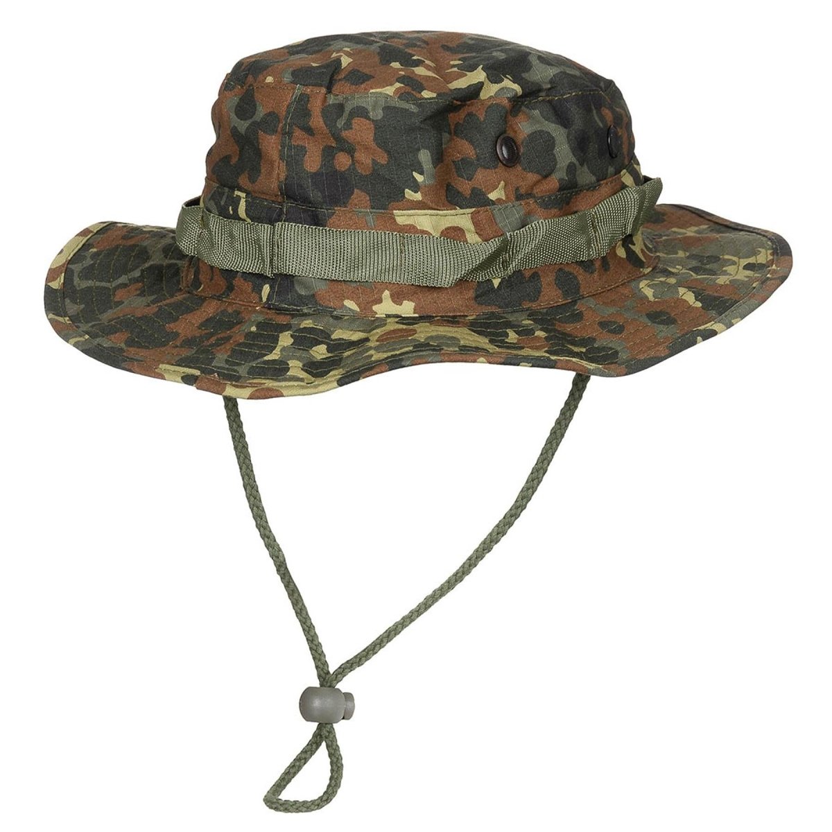 MFH Militaire Hoed Multi Gewatteerde Rand Omtreklussen Flecktarn Camo