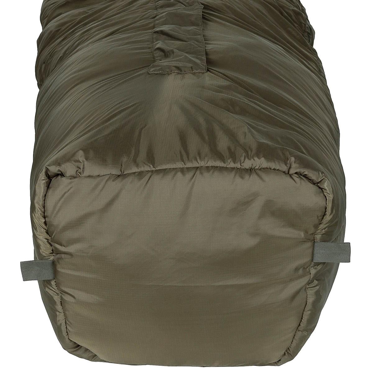 MFH Mummy Sleeping Bag 2 Layer Filling 3 Seasons Compression Sack Olive