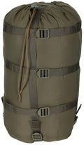 MFH Mummy Sleeping Bag 2 Layer Filling 3 Seasons Compression Sack Olive