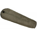 MFH Mummy Sleeping Bag 2 Layer Filling 3 Seasons Compression Sack Olive