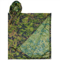 MFH Poncho Zelt mit Kapuzenpu beschichtetes Rip Stop Material Leichtes M05 Tarnung