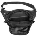 MFH Tactical Waist Pack 1.8L Adjustable Belt 120cm Multiple Pockets Black