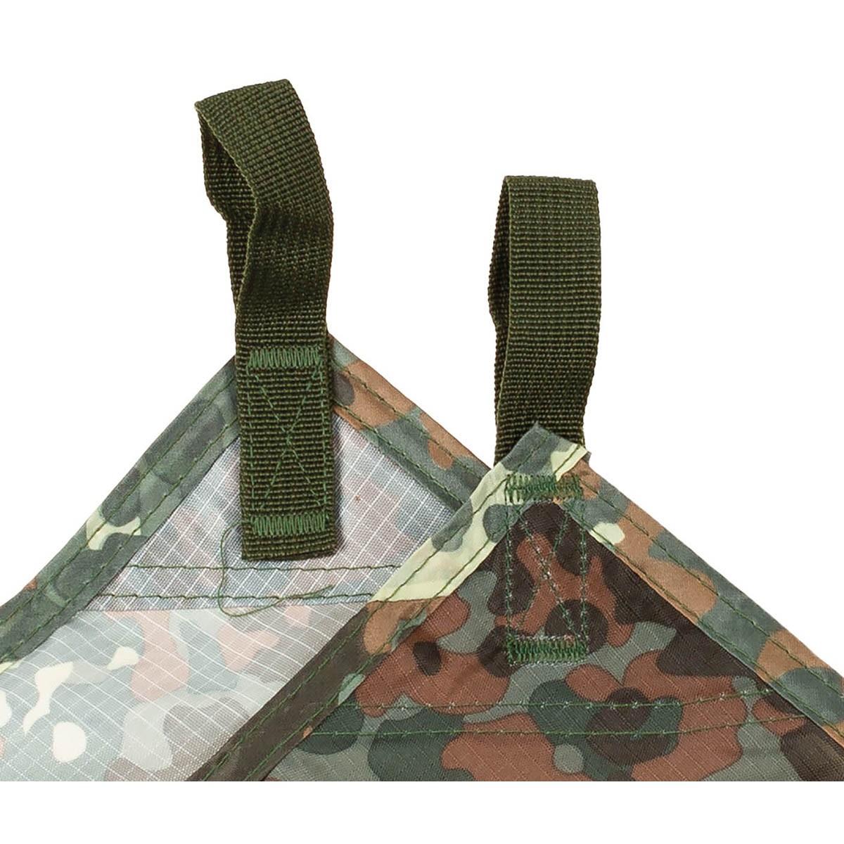 MFH Tarp Extreme Tarpaulin tenda da riparo impermeabile con anelli fissi parasole NUOVO