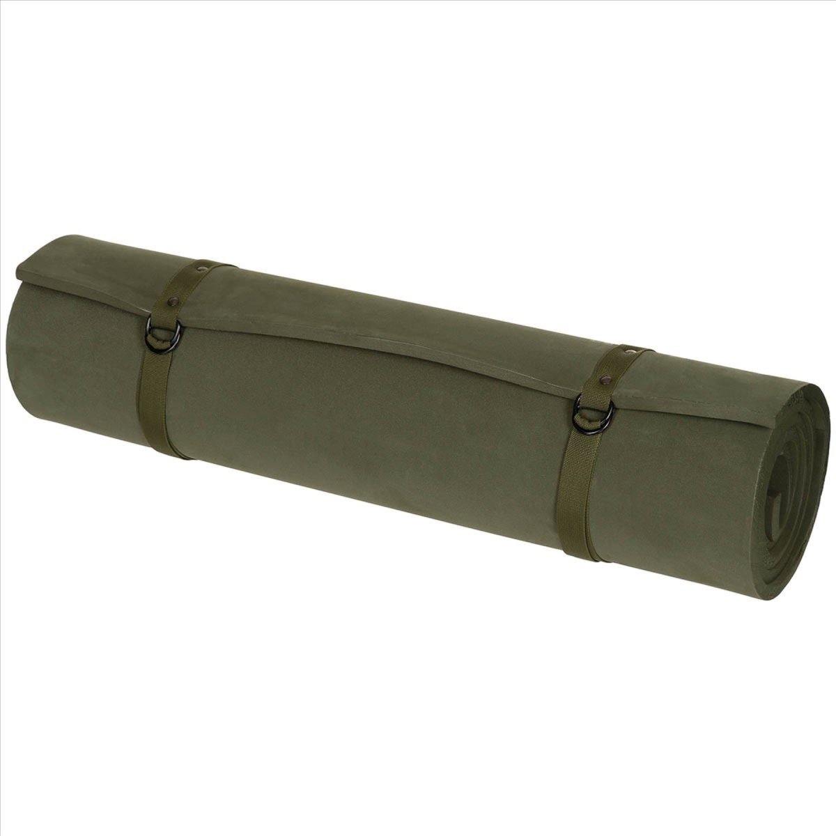 MFH US Sleeping Pad Lightweight EVA Foam Roll Mat Adjustable Straps Olive