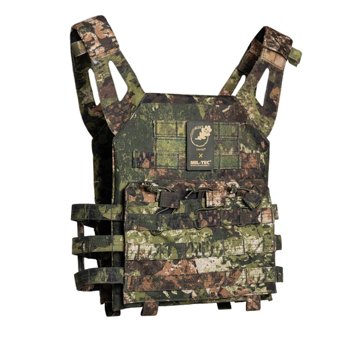 MIL-TEC Army Plattenträger Gen II Tarnweste PVC-beschichtete bequeme Molle – GoMilitar
