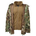 MIL-TEC army rain wet weather jacket Gen I with fleece liner waterproof hooded