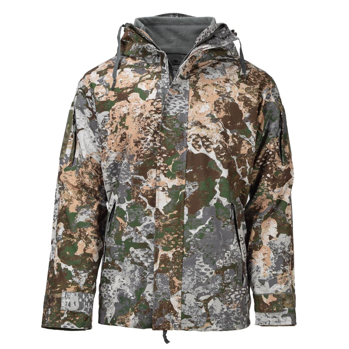 MIL-TEC army rain wet weather jacket Gen I with fleece liner waterproof hooded
