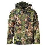 MIL-TEC Ejército Lluvia de la chaqueta de clima húmedo Gen II con forro de lellón impermeable encapuchado