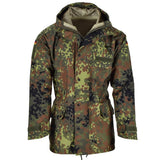 Mil-Tec Brand Giacca da campo dell'esercito tedesco Goretex Flecktarn Camo pioggia impermeabile