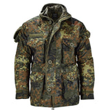 MIL-TEC merkjack ripstop smokd Duits leger flecktarn camo parka herenkleding