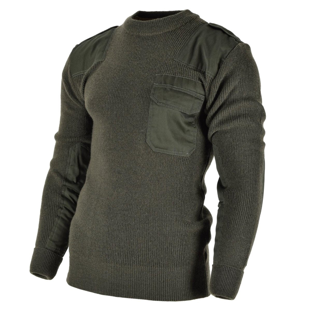 Mil-Tec brand Men Sweater German pullover Commando Jumper Olive OD sweater Wool