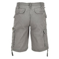 Olivgrüne, vorgewaschene Moleskin-Cargo-Shorts der Marke Mil-Tec im Militärstil für Fallschirmjäger