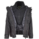 Mil-Tec brand Parka w winter liner warm Black jacket waterproof Men Rain Gear - GoMilitar