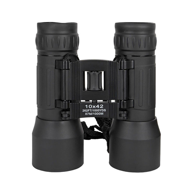 Binoculares plegables mil-tec 10x42 diopter tuning fino que lleva bolsa negra