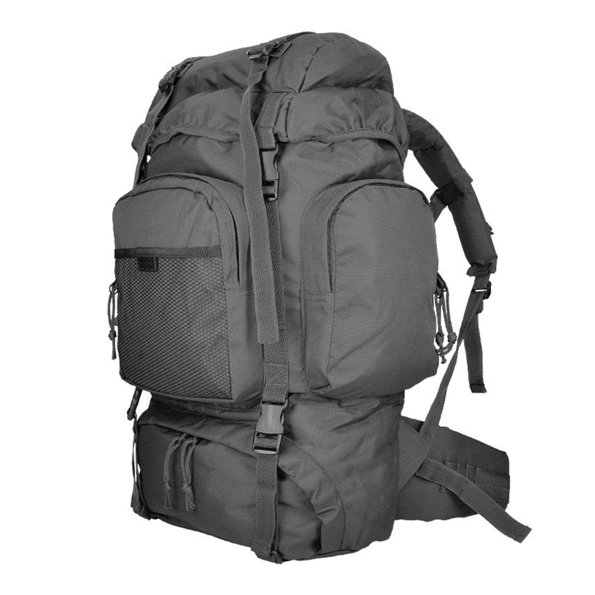 55l hiking camping bag army military tactical trekking rucksack backpack Mil-Tec Commando Rucksack 55L Black