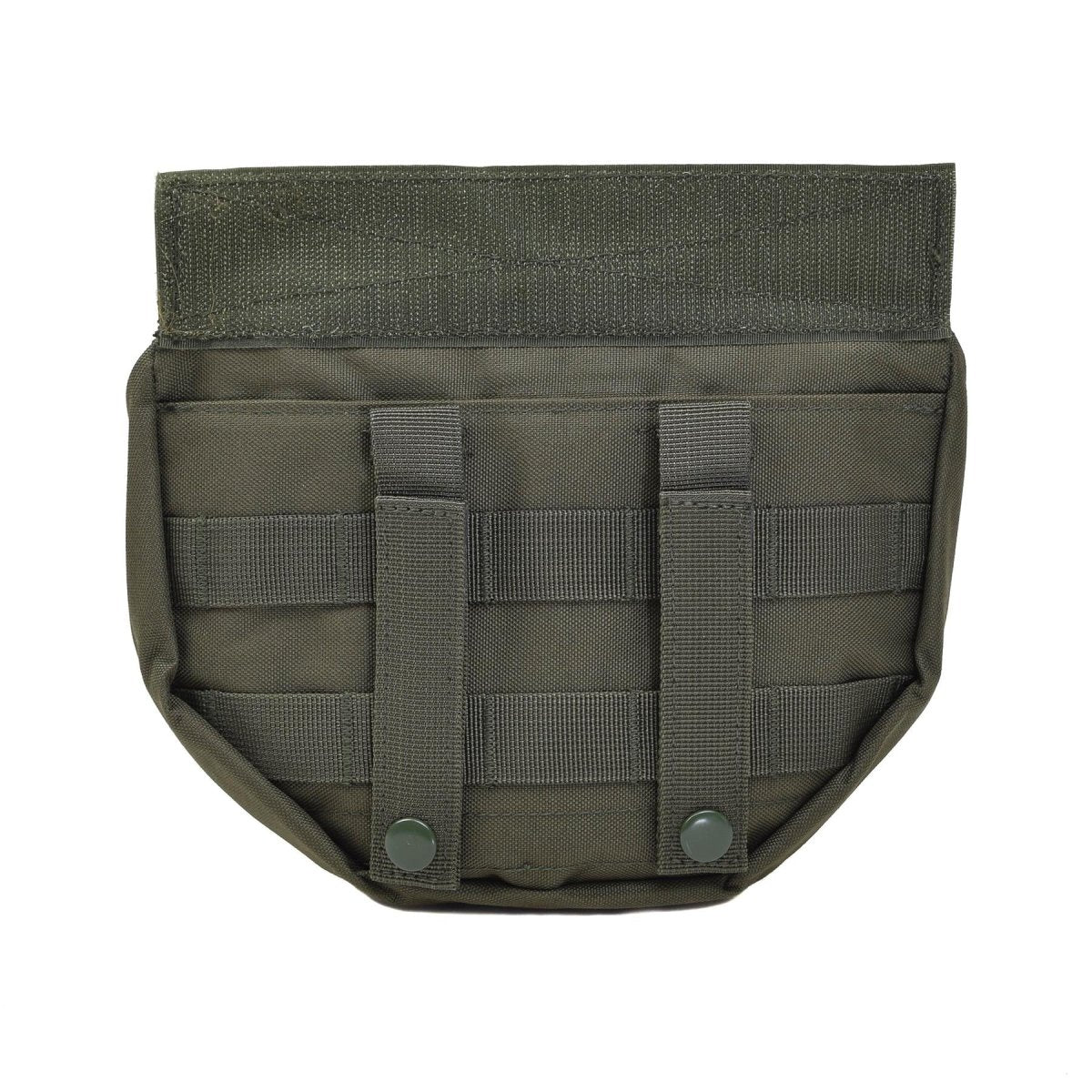 MIL-TEC Dropdown pouch molle type small tactical utility bag front panel olive