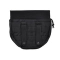 MIL-TEC Dropdown pouch small tactical utility bag front panel molle type black
