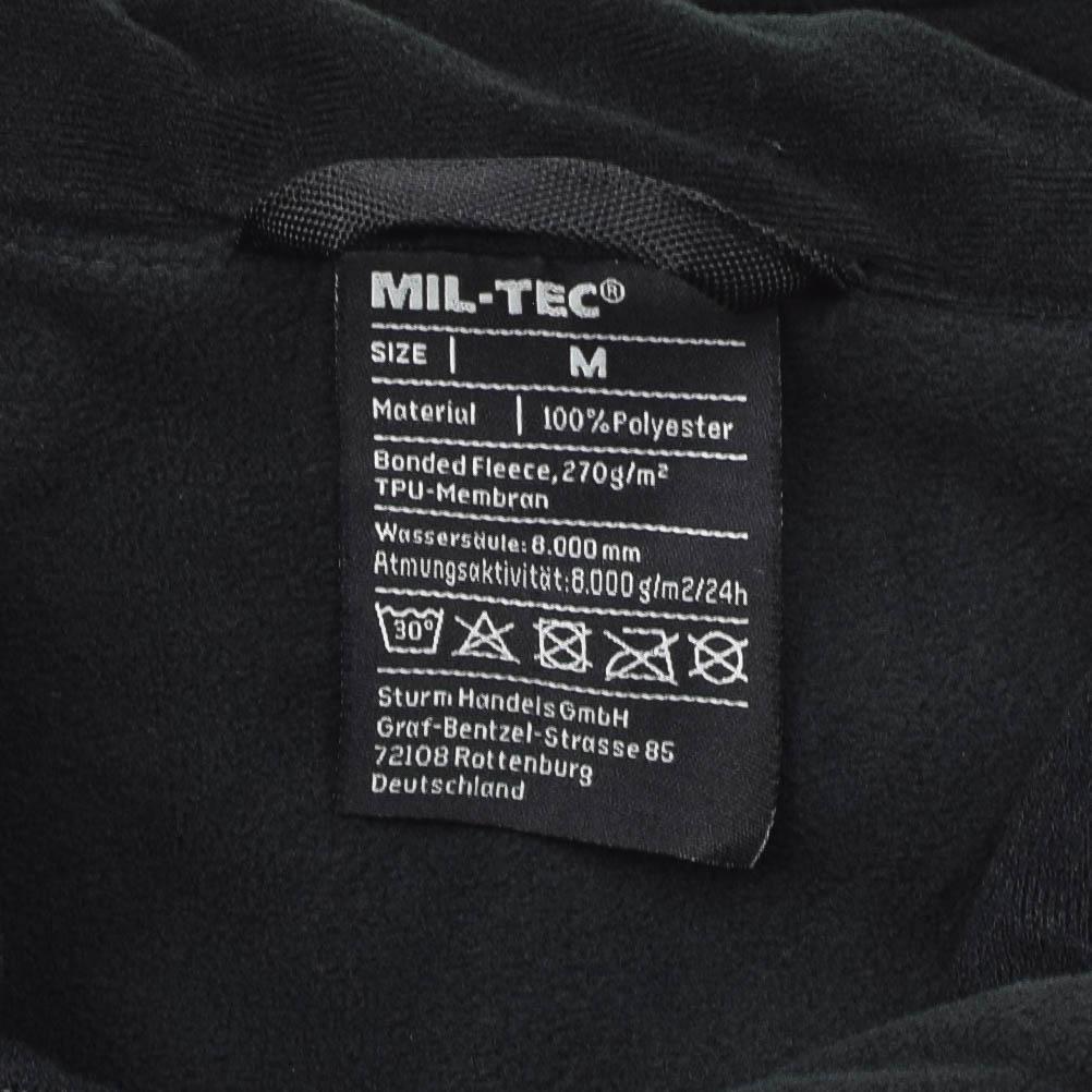 Veste polaire MIL-TEC pour temps froid, vêtements de sport thermiques de randonnée résistants à l'eau