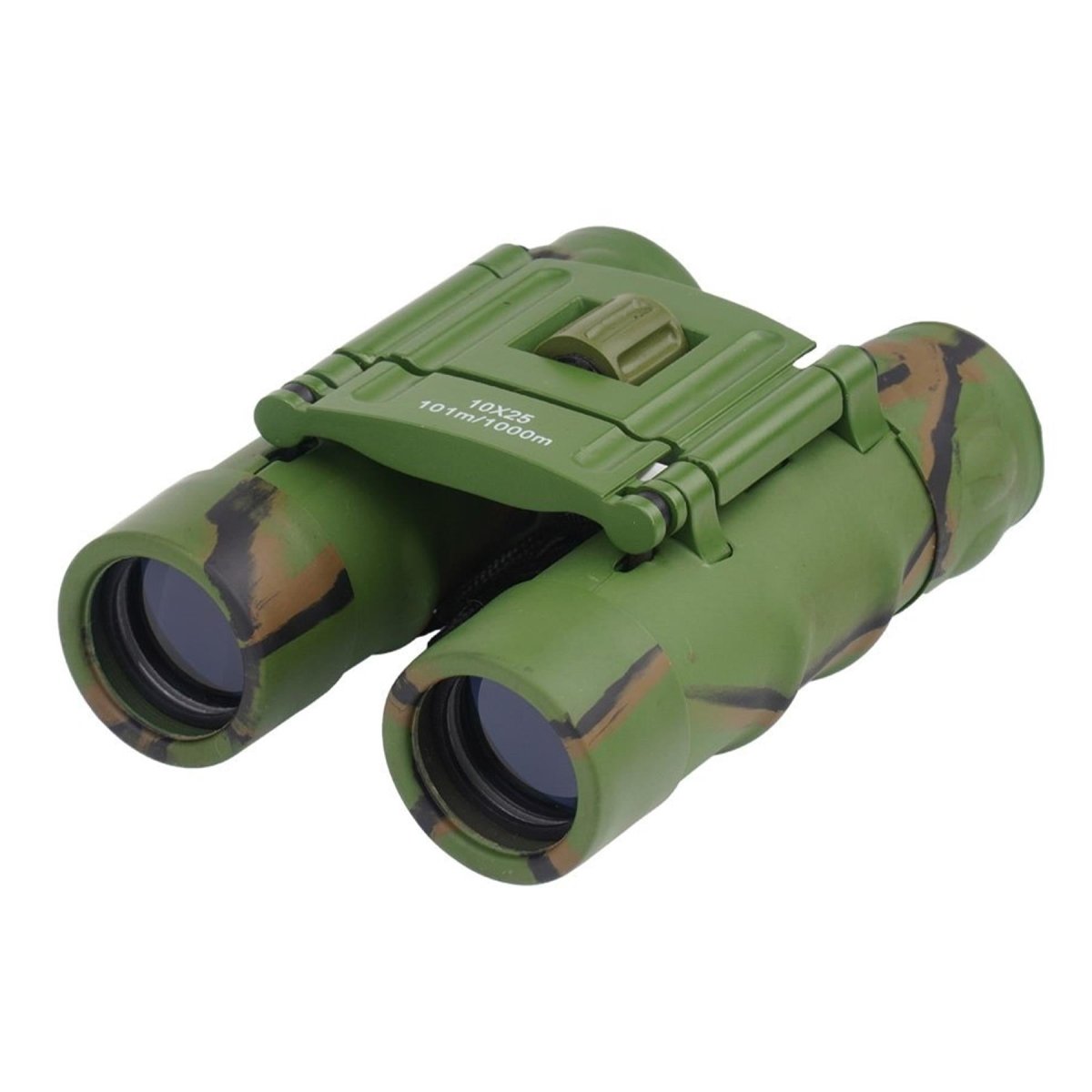 10x25 Compact Binoculars with Woodland Camouflage Design - GoMilitar