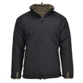 Mil-tec Jacket militar alemana clima frío reversible a prueba de viento negro nuevo nuevo
