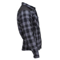 Veste de bûcheron militaire allemande MIL-TEC à carreaux à carreaux noir gris chaud NEUF