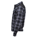Veste de bûcheron militaire allemande MIL-TEC à carreaux à carreaux noir gris chaud NEUF