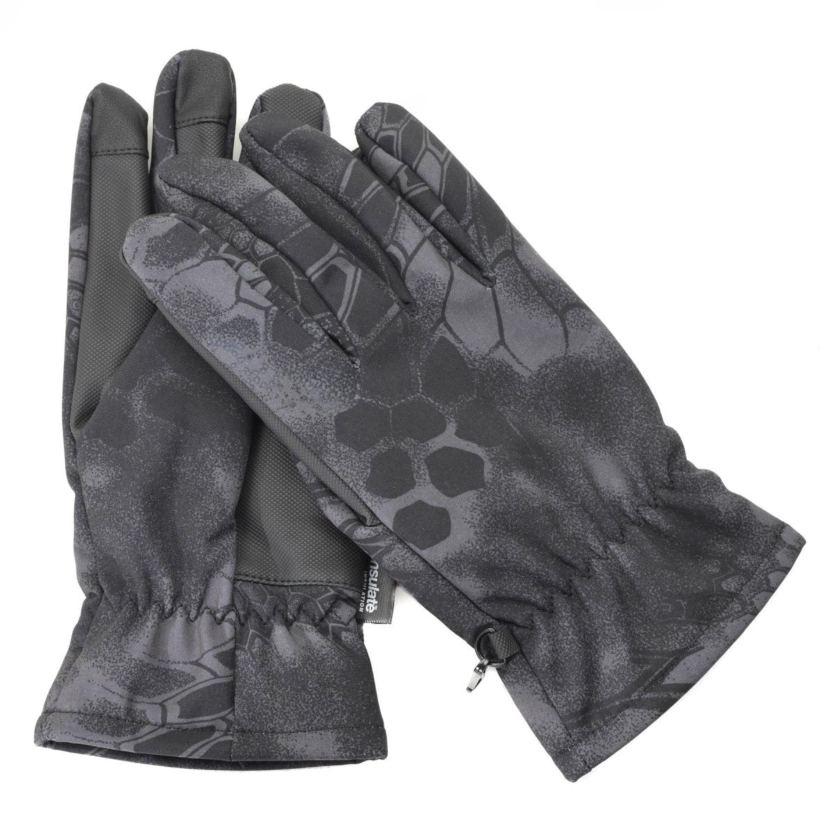 Mil-Tec Gloves Men Softshell Thinsulate ™ Lining Mandra Camo Winter Tactical Gear