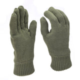Mil-Tec Gloves Men Warm Knitted THINSULATE™ lining Olive OD Winter tactical gear