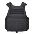 MIL-TEC LASER CUT tactical combat plate carrier military vest molle compactable Black