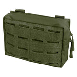 Mil-Tec laser gesneden hulpprogramma riem zakje molle type webbing tactische tas kleine olijf