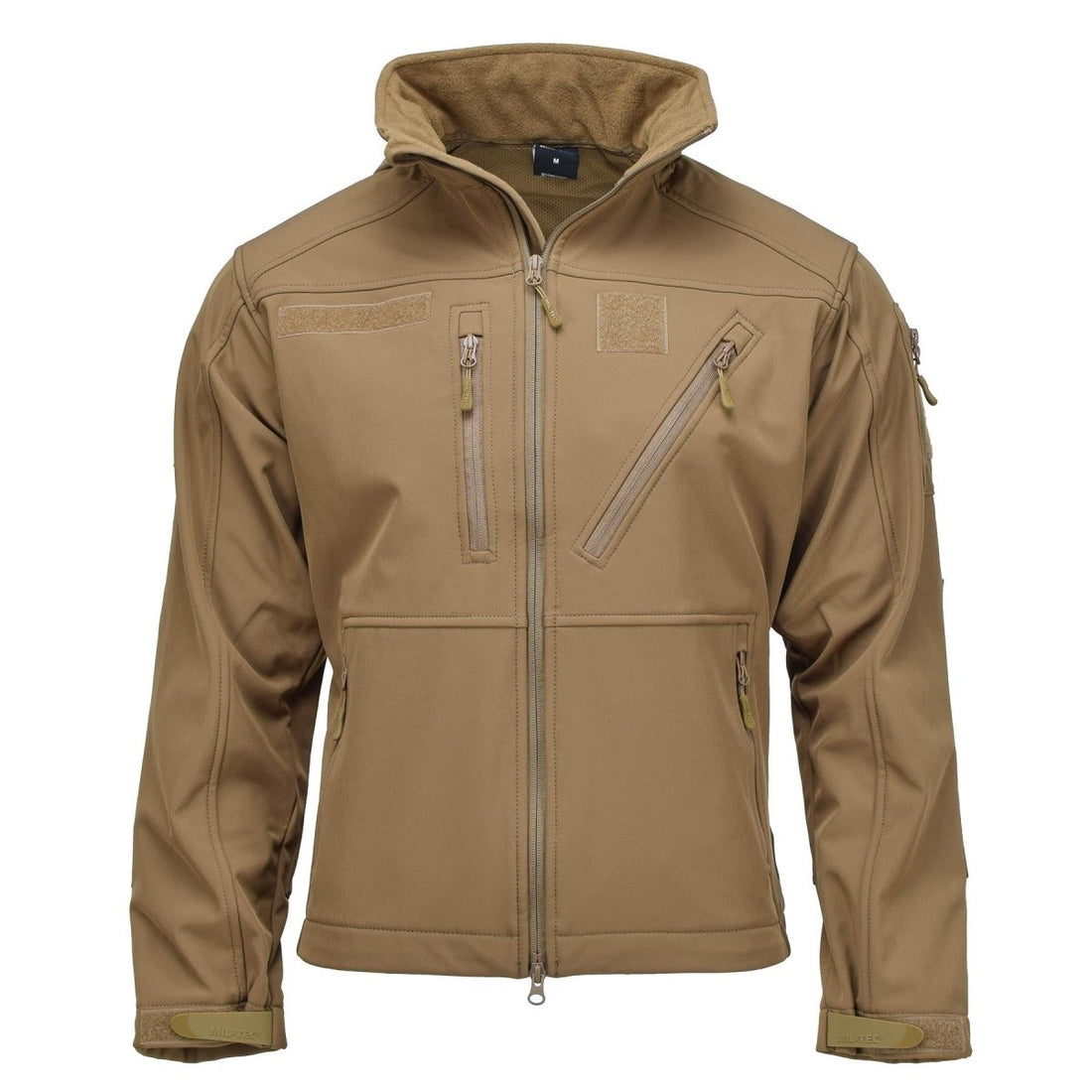 MIL-TEC Militär-Stil SCU14 Jacke Wandern Activewear mit Kapuze Outdoor Dark Coyote