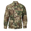 MIL-TEC Military US BDU field tactical jacket in camouflage ripstop fabric with multiple pockets and adjustable fit.