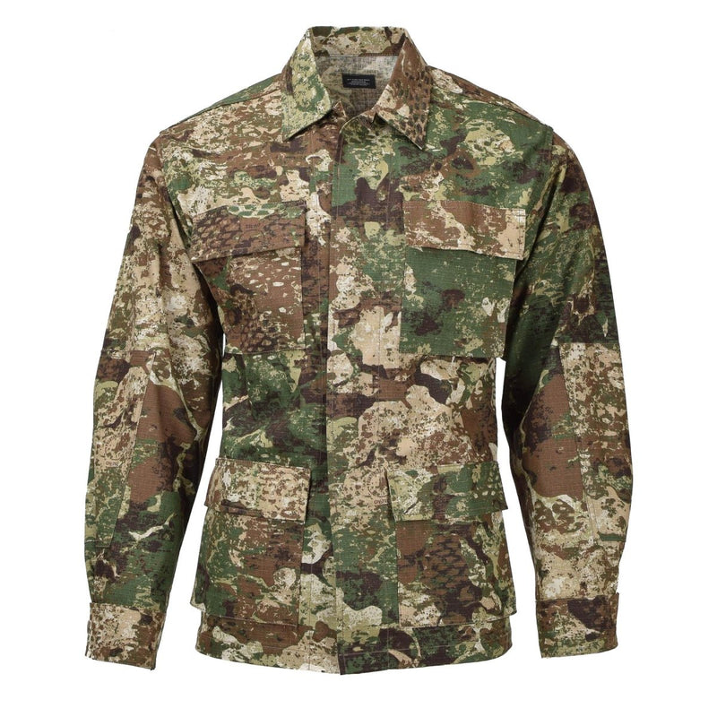 MIL-TEC Militaire US BDU Field Tactical Jacket R/S Camouflage Uniform Ripstop