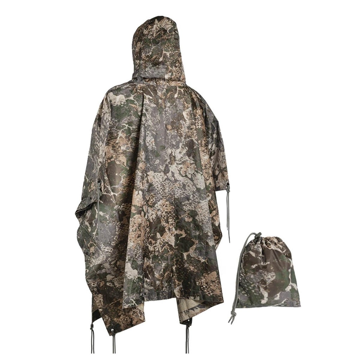 Poncho De Pluie Militaire BW Camouflage Avec Revêtement IRR, Neuf, Allemagne
