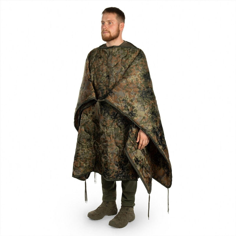 Mil-tec poncho revestimiento ripstop tela multifunción saco de dormir de emergencia