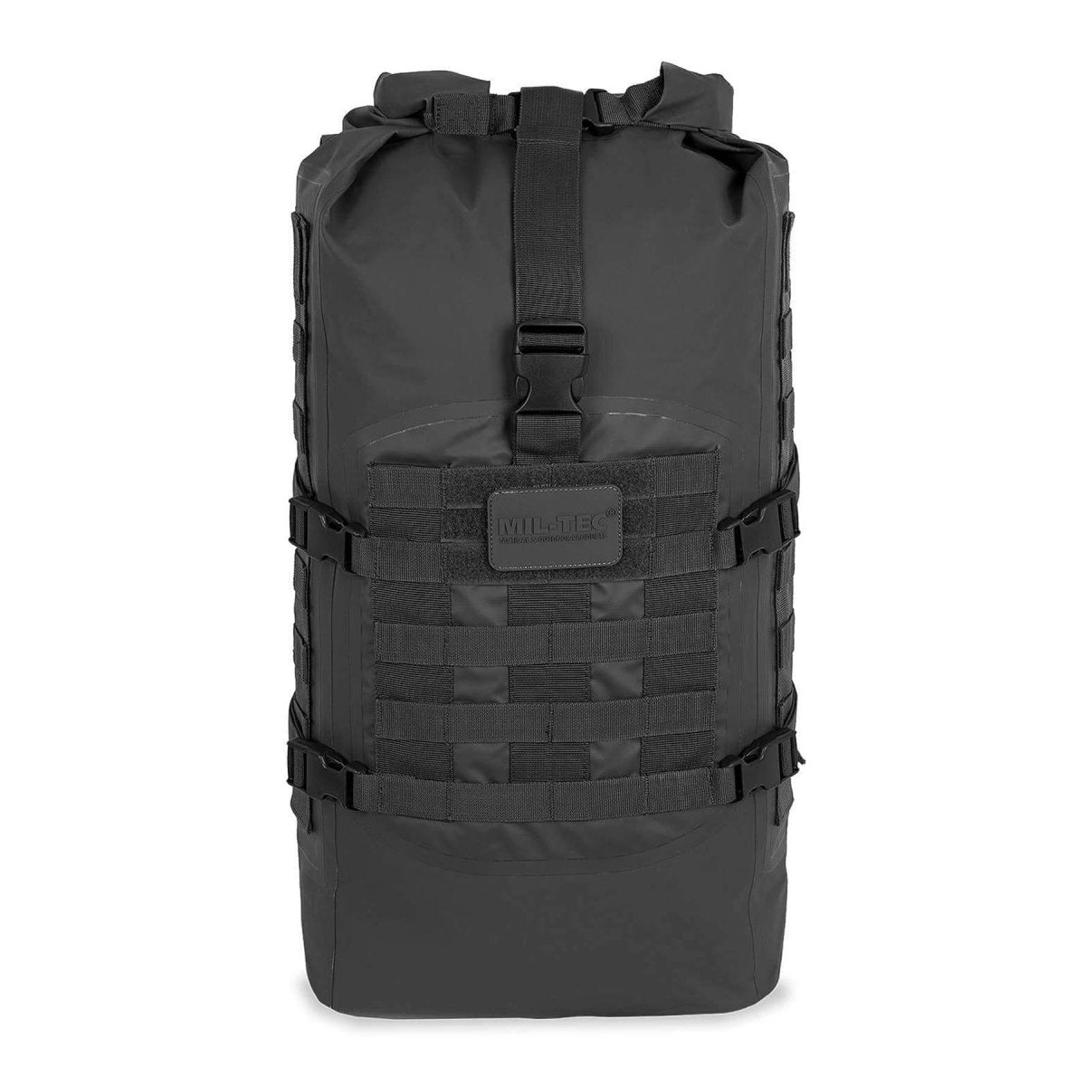 Black Roll Top Backpack MIL-TEC SEALS DRY-BAG rucksack waterproof