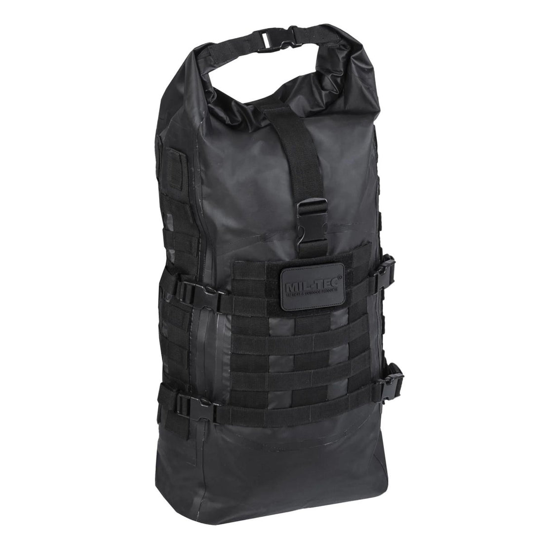 Uszczelki MIL-TEC Dry-Bag Taktyczne plecak Roll-Up RucKACK Waterproof 35L Black
