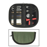 Mil-Tec Kit de costura Bolsa Viaje Camping Reparación Supervivencia Set Oliva Darb
