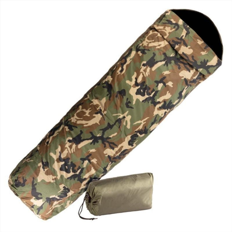 Sac de couchage mil-tec 225 cm camping 3 couches stratifiée étanche respirante