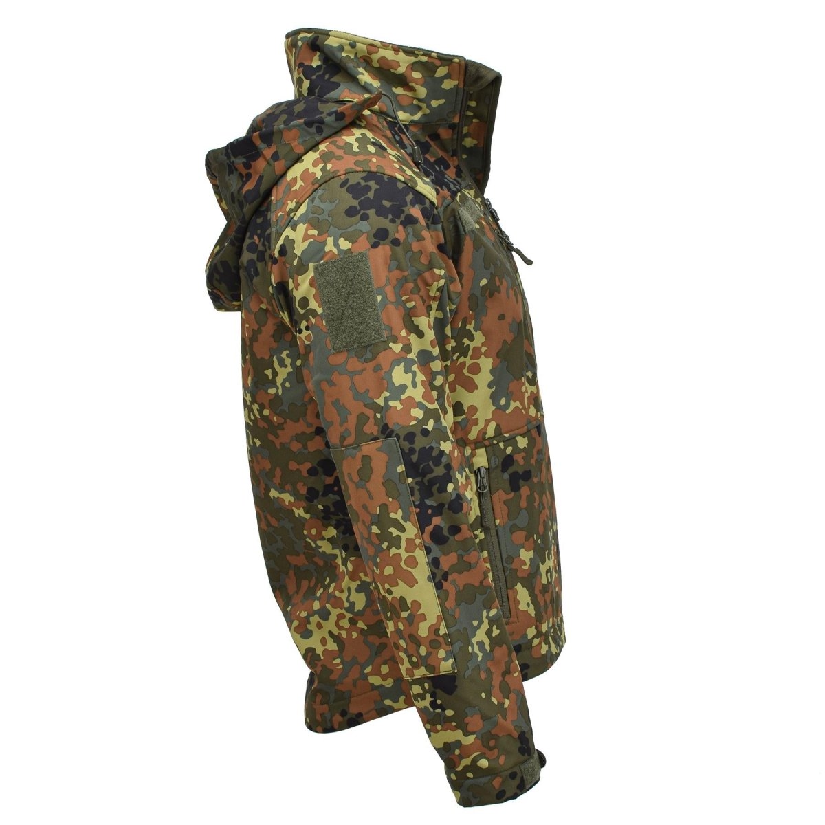 MIL-TEC Softshelljacke SCU 14 Deutsch Flecktarn Outdoor Wanderoberbekleidung