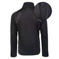 Mil-Tec Structure Veste polaire chaude tactique extérieure poches zippées noir