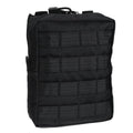 Pochette de ceinture tactique MIL-TEC avec fixation Molle et fermeture à glissière, sac utilitaire noir