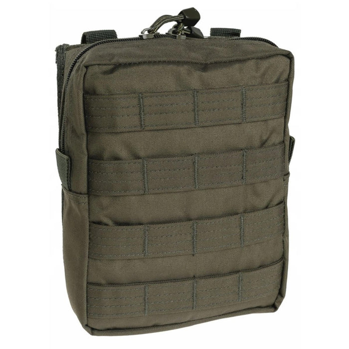 MIL-TEC olivgrüne taktische Gürteltasche mit Reißverschluss und MOLLE-Befestigung für den Outdoor- und Militäreinsatz