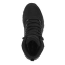 MIL-TEC tactische laarzen Ademend Advanta-materiaal Waterdicht Buiten Zwart van bovenaanzicht gezien met robuuste veters en duurzaam ontwerp